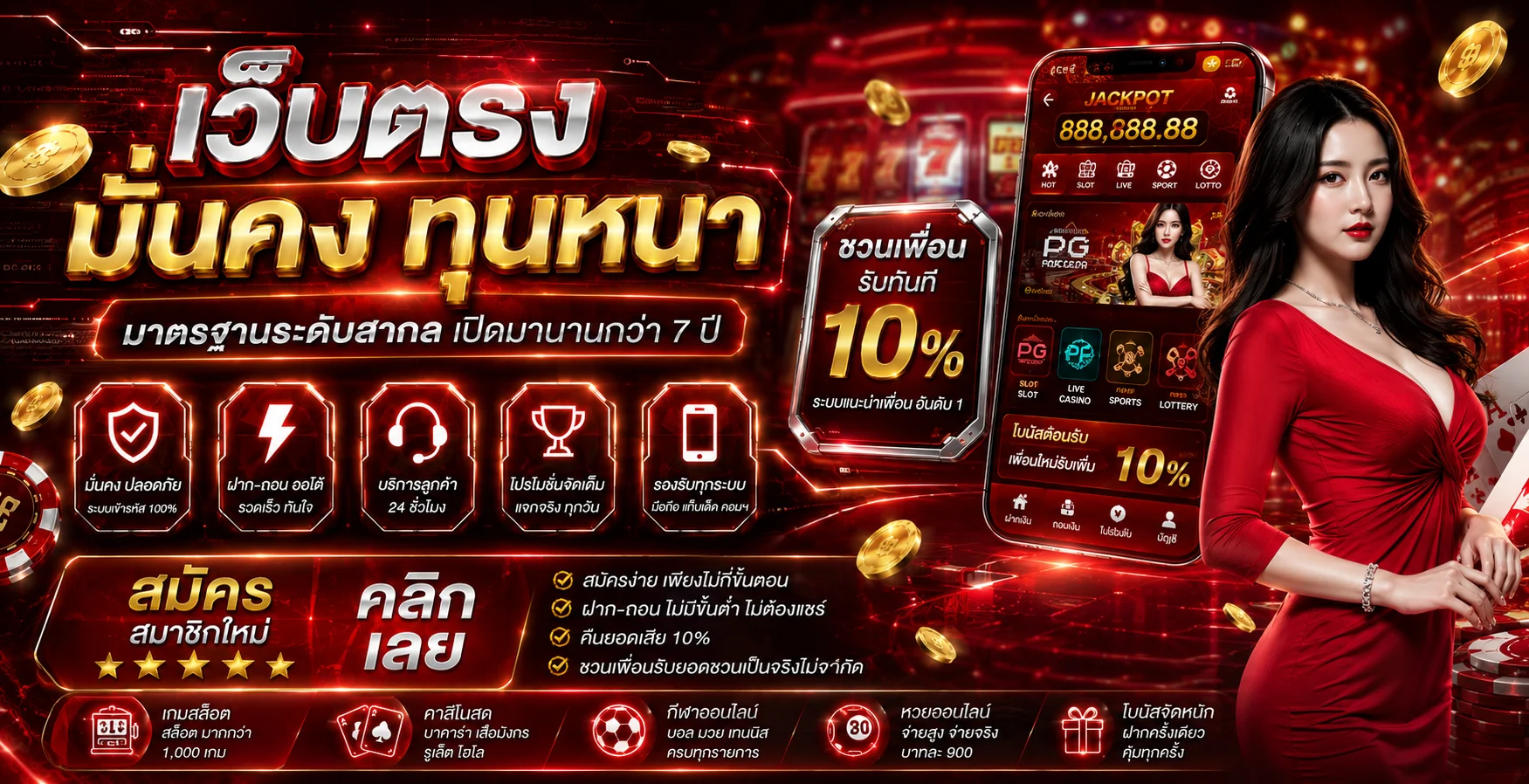 ขั้นตอนฝากถอนเงิน 1THBET ผ่านธนาคารและทรูวอลเล็ท