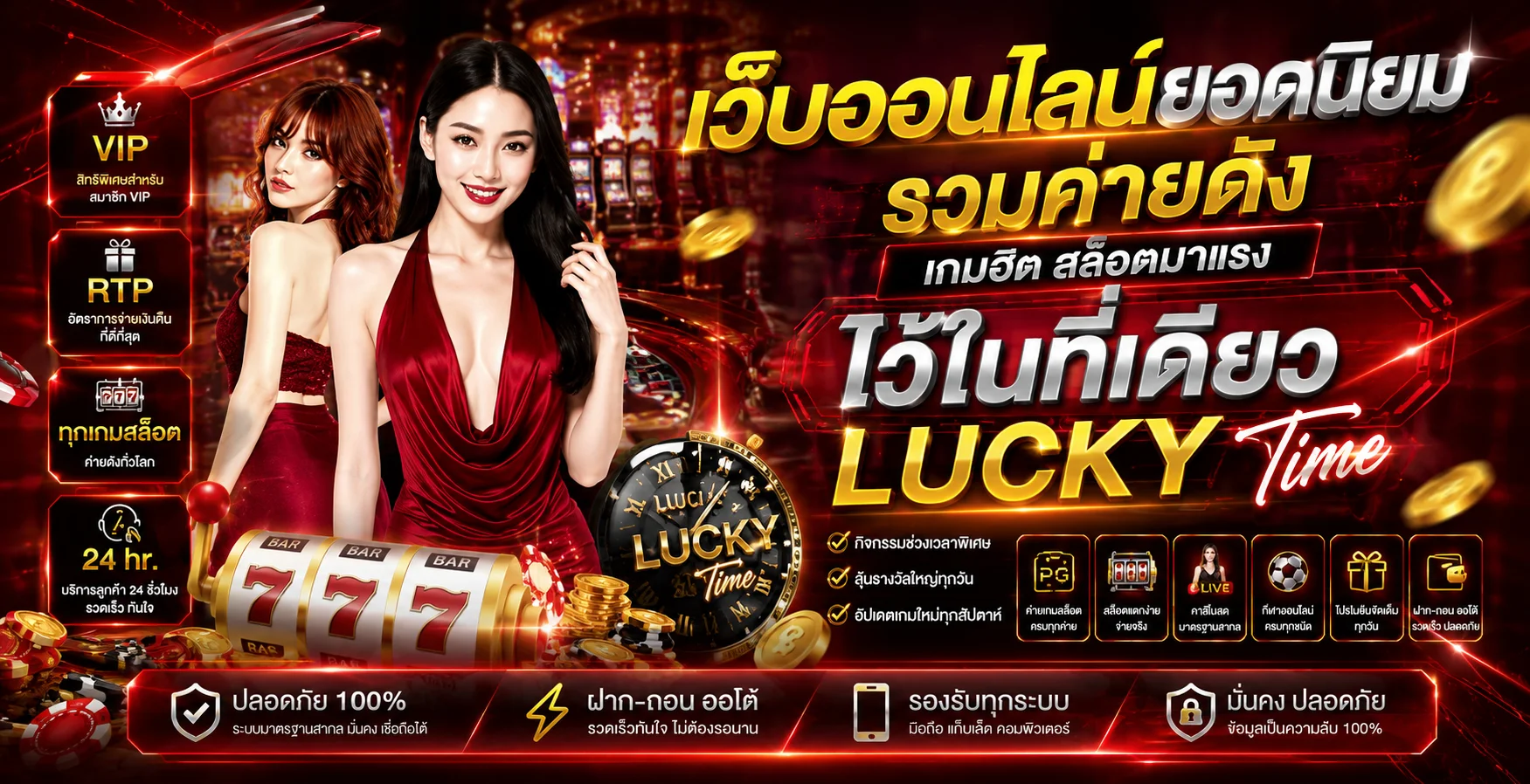 เกมสล็อตออนไลน์ครบทุกค่ายที่ 1THBET ฝากขั้นต่ำ 1 บาท